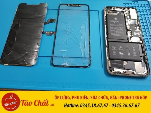 Quy Trình Ép Kính Kính iPhone Xs Max Taochat.vn
