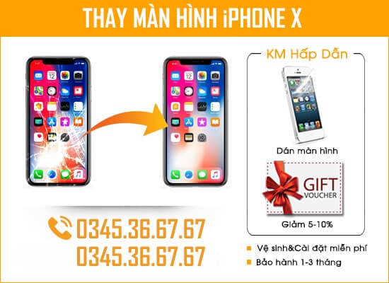 Thay Màn Hình iPhone X Chính Hãng Đà Nẵng Taochat.vn