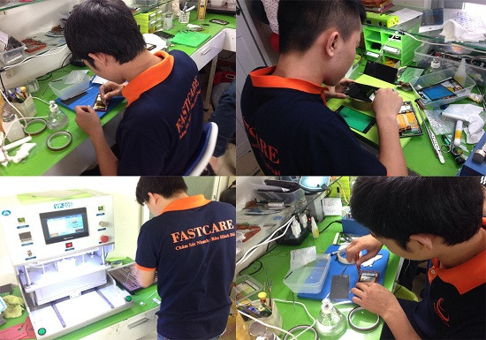 quy trinh thay man hinh samsung a9 pro