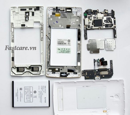 Quy trinh thay man hinh Oppo Jor r1001