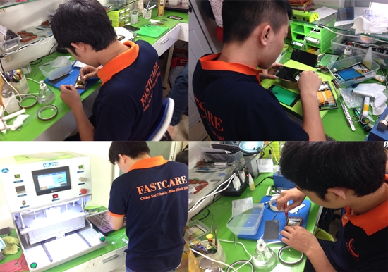 Dịch vụ được tiến hành theo một quy trình chuyên nghiệp